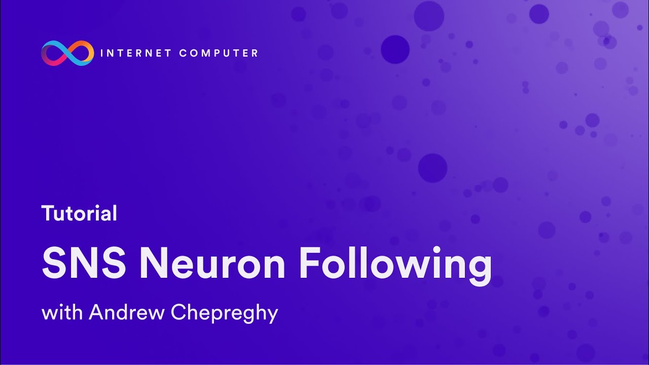 Neuron following on SNS treasury proposals